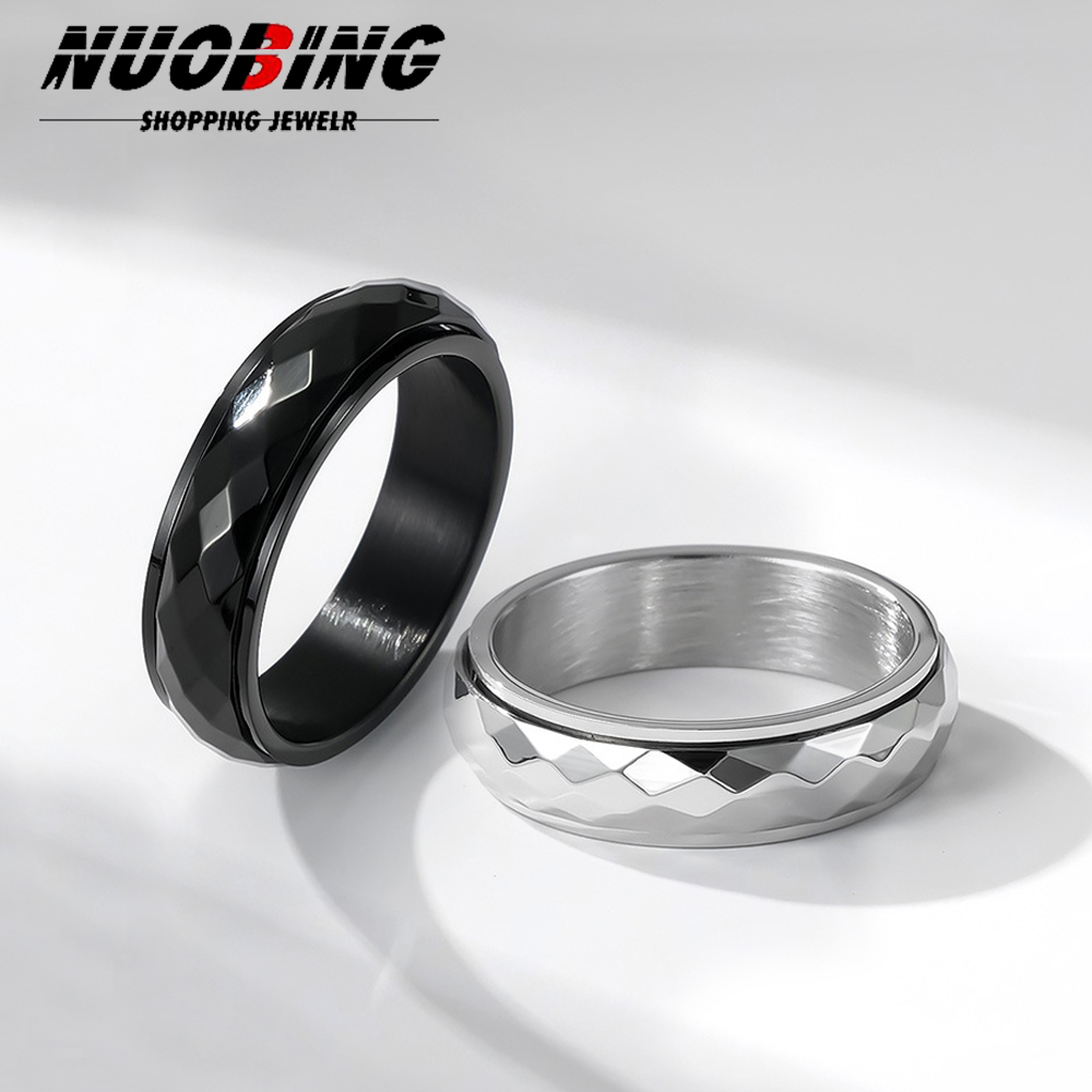 Initial Ring Custom - Bague anti-pression en acier inoxydable pour