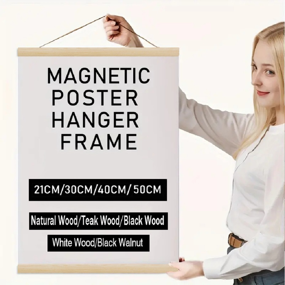 1PC magnétique teck pin bois p - Engraved Wood Frame avis et prix