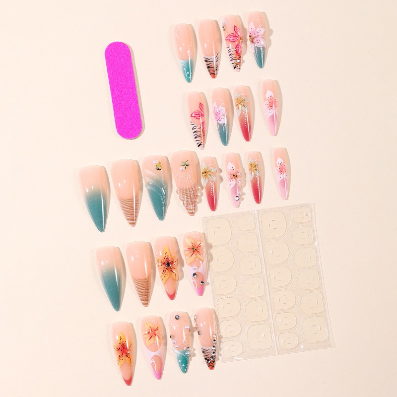 24CS Faux Ongles Français Impr - Pressed Flower Art avis et prix