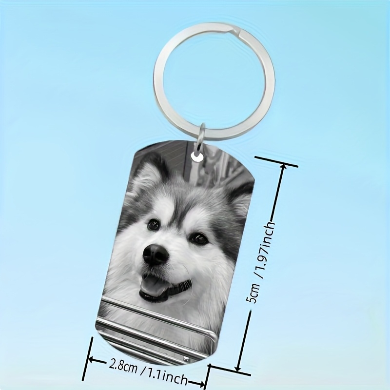 Porte-clés photo personnalisé, - Initial Ring Custom avis et prix