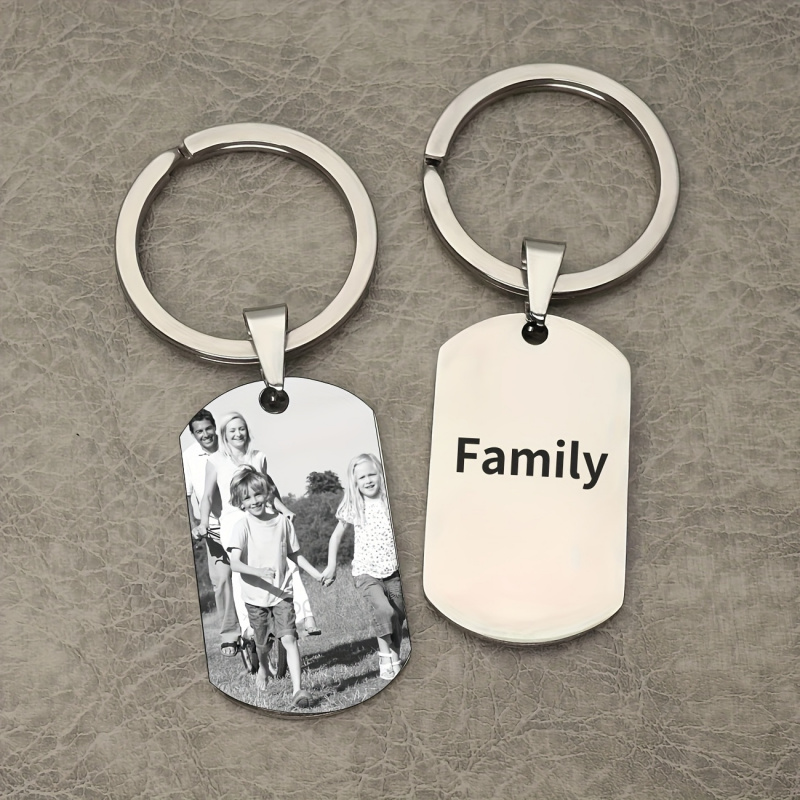 Porte-clés photo personnalisé, - Initial Ring Custom avis et prix