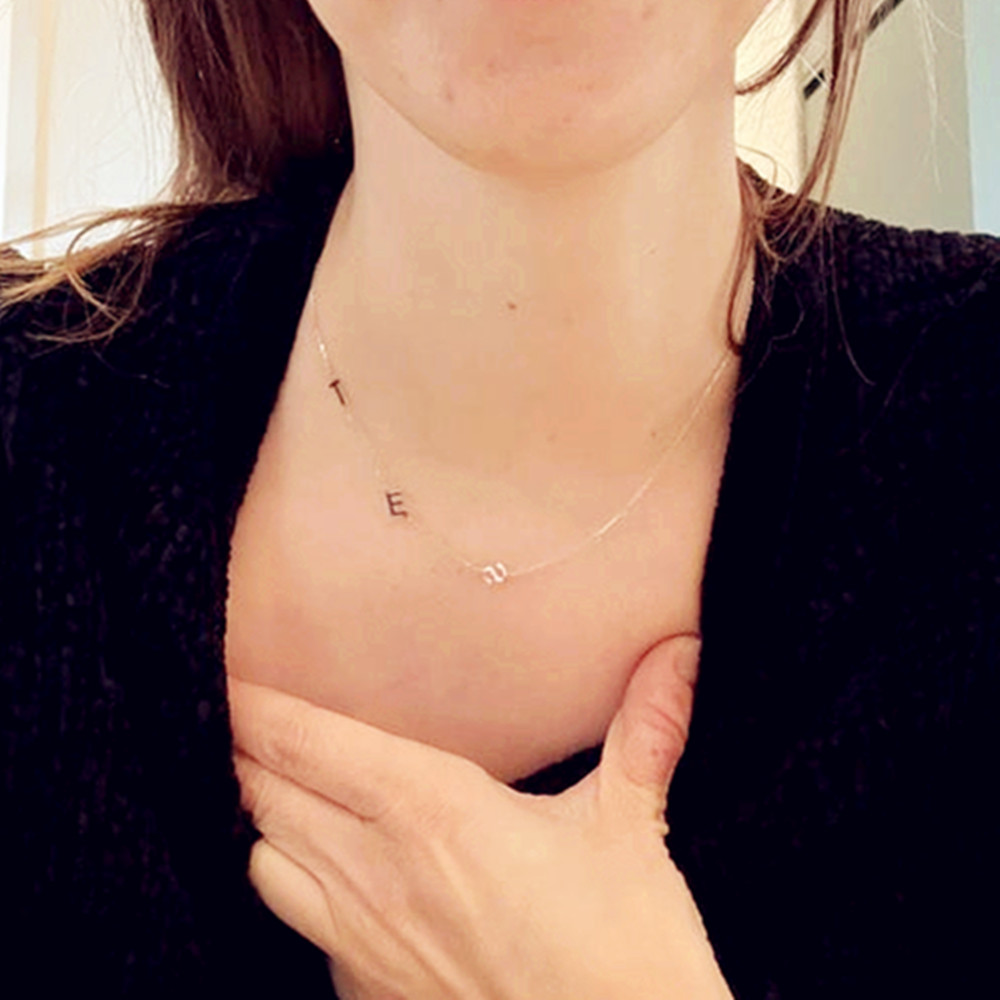 Collier personnalisé avec init - Birth Flower Necklace avis et prix
