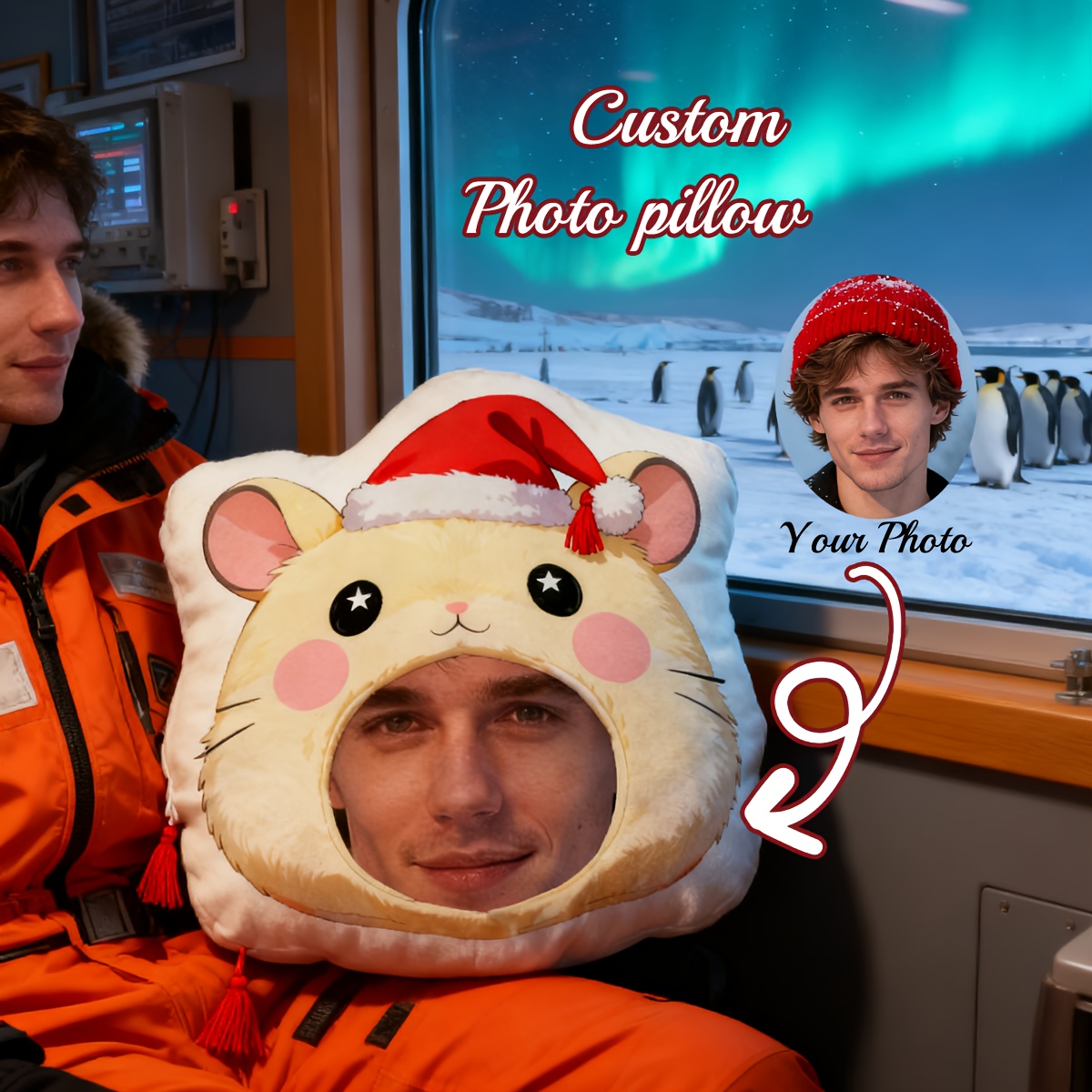 1 oreiller personnalisé avec v - Custom Photo Book avis et prix