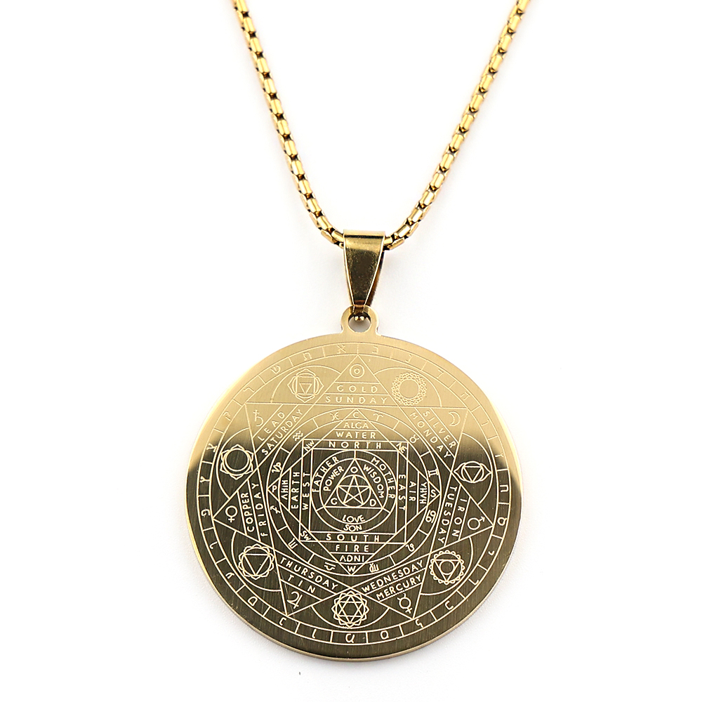 Collier pendentif en acier ino - Birth Flower Necklace avis et prix