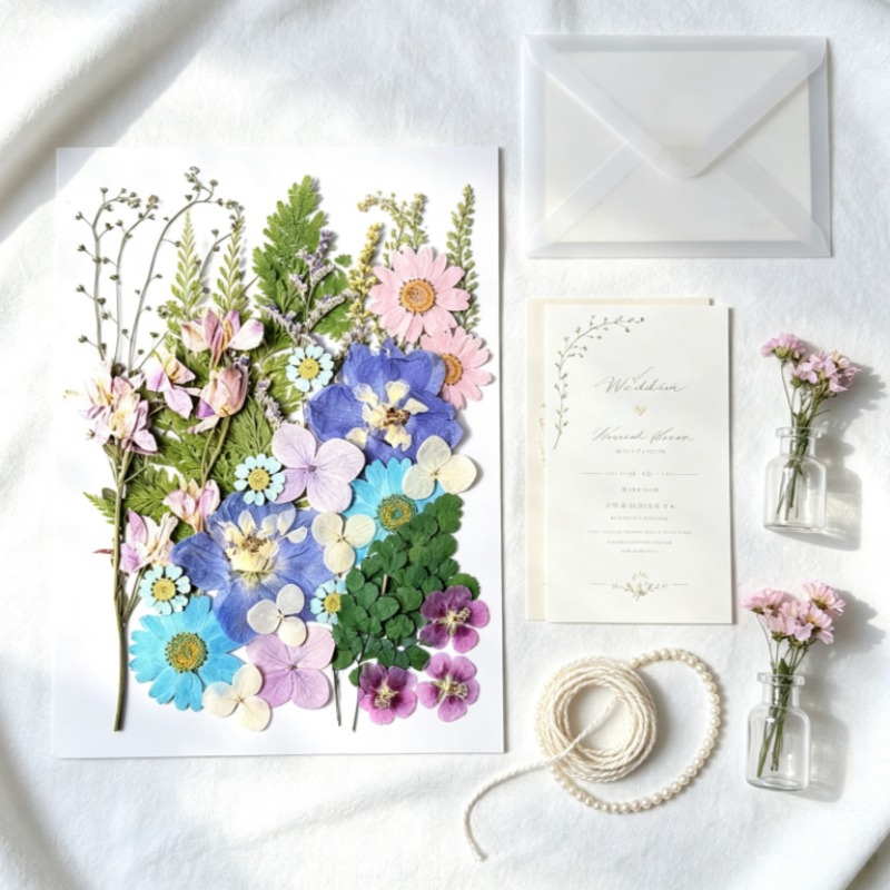 Kit de fleurs séchées pressées - Dried Flower Bookmark avis et prix