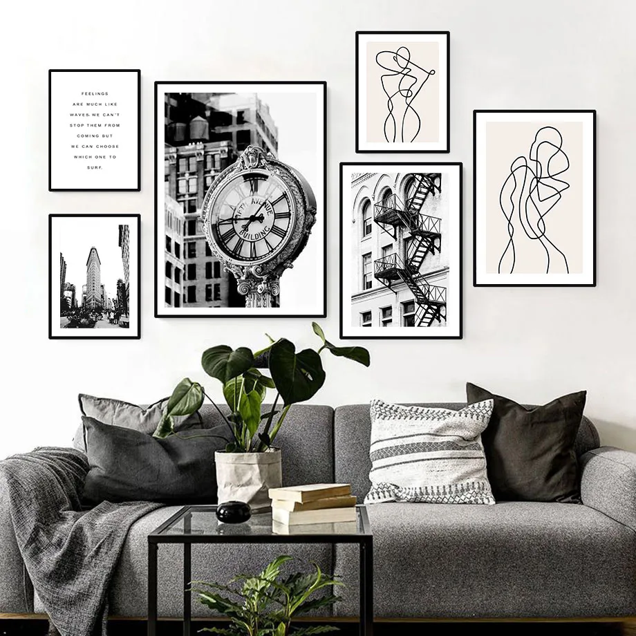 Cadre photo noir avec toile im - Engraved Wood Frame avis et prix